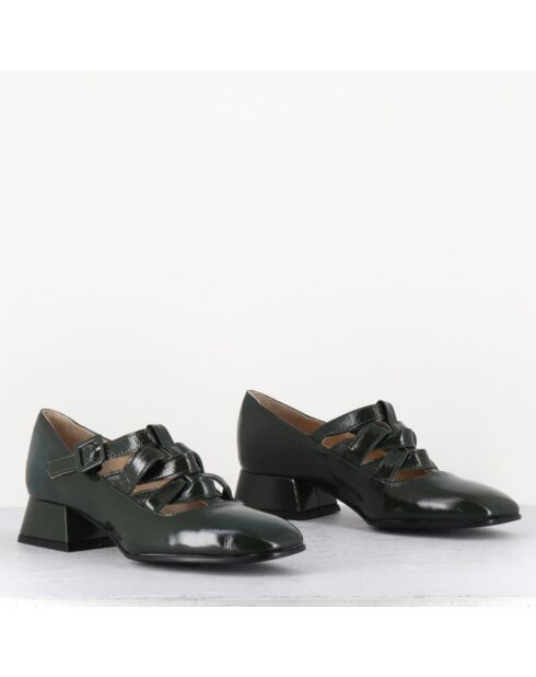 Babies en Cuir 5516 lux vertes