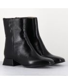 Bottines en Cuir 9916 lux noires