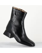 Bottines en Cuir 9916 lux noires
