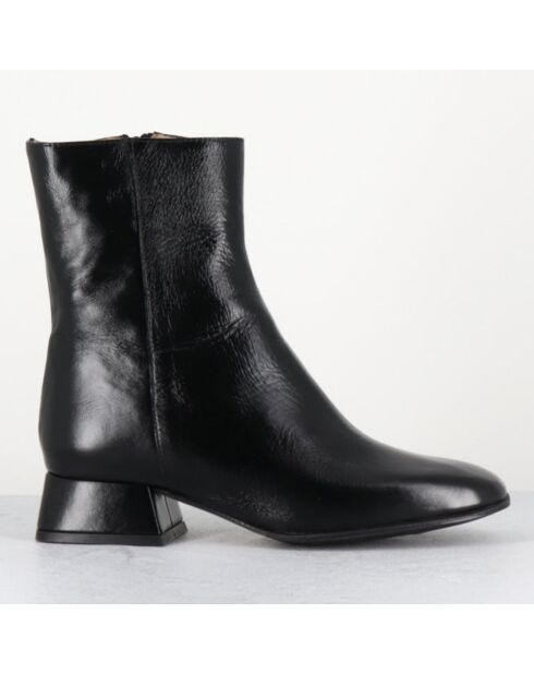 Bottines en Cuir 9916 lux noires