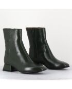 Bottines en Cuir 9916 luxe vertes