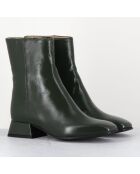 Bottines en Cuir 9916 luxe vertes