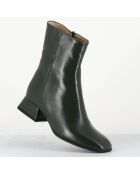 Bottines en Cuir 9916 luxe vertes
