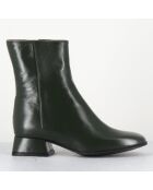 Bottines en Cuir 9916 luxe vertes