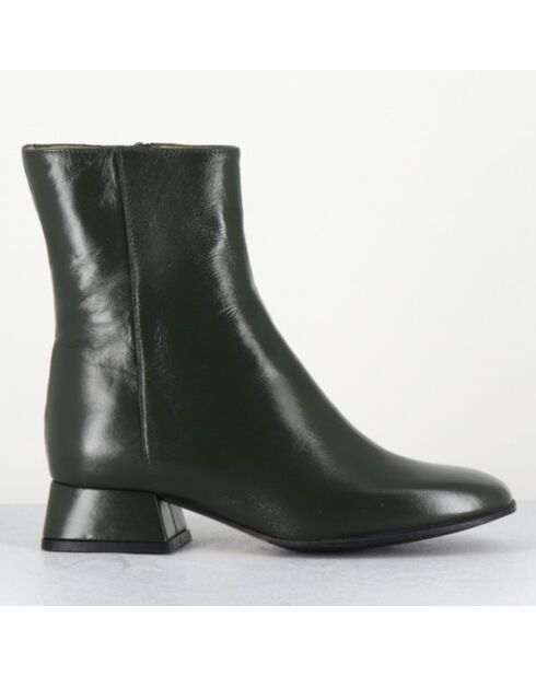 Bottines en Cuir 9916 luxe vertes