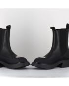 Chelsea Boots en Cuir bike noires