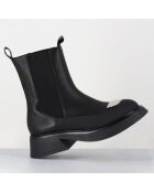 Chelsea Boots en Cuir bike noires