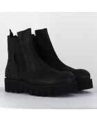 Boots en Cuir chilo noires