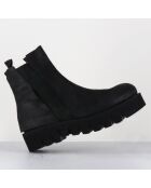 Boots en Cuir chilo noires