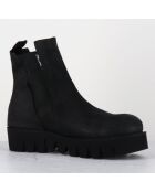 Boots en Cuir chilo noires