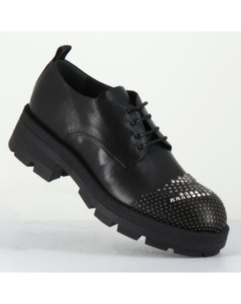 Derbies en Cuir dabran sienne noires
