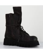 Boots en Cuir hoto moka