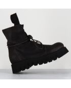 Boots en Cuir hoto moka