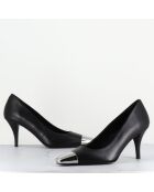 Escarpins en Cuir kecha noirs - Talon : 7.5cm