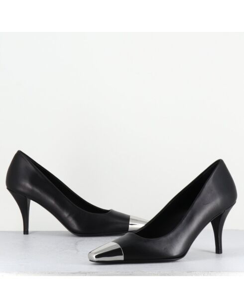 Escarpins en Cuir kecha noirs - Talon : 7.5cm
