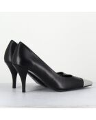 Escarpins en Cuir kecha noirs - Talon : 7.5cm