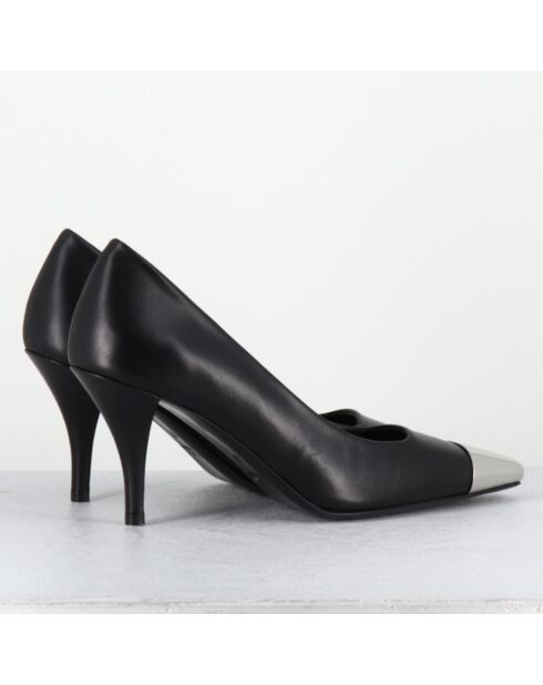 Escarpins en Cuir kecha noirs - Talon : 7.5cm