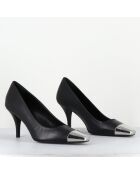 Escarpins en Cuir kecha noirs - Talon : 7.5cm