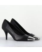 Escarpins en Cuir kecha noirs - Talon : 7.5cm