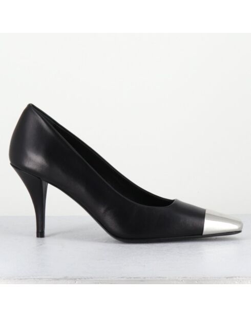 Escarpins en Cuir kecha noirs - Talon : 7.5cm