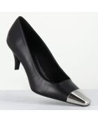 Escarpins en Cuir kecha noirs - Talon : 7.5cm