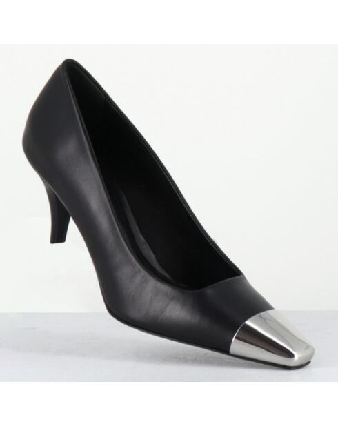 Escarpins en Cuir kecha noirs - Talon : 7.5cm