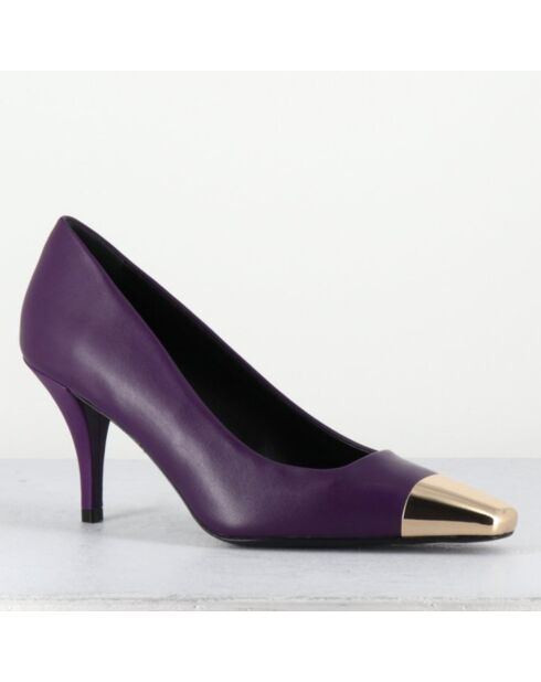 Escarpins en Cuir kecha violets - Talon : 7.5cm