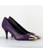 Escarpins en Cuir kecha violets - Talon : 7.5cm