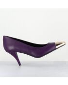 Escarpins en Cuir kecha violets - Talon : 7.5cm