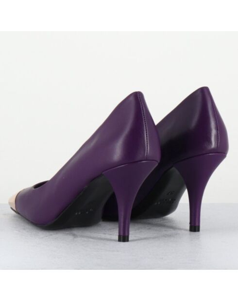 Escarpins en Cuir kecha violets - Talon : 7.5cm