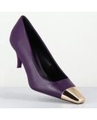 Escarpins en Cuir kecha violets - Talon : 7.5cm