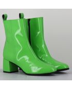 Bottines en Cuir samui vertes