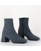 Boots en Cuir vare grises - Talon : 6cm