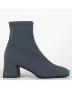 Boots en Cuir vare grises - Talon : 6cm