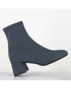 Boots en Cuir vare grises - Talon : 6cm