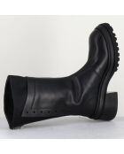 Bottines en Cuir es noires - Talon : 5cm