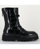 Boots en Cuir ev noires