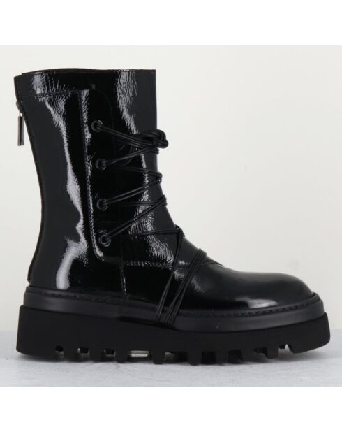 Boots en Cuir ev noires
