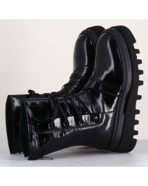 Boots en Cuir ev noires