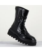 Boots en Cuir ev noires