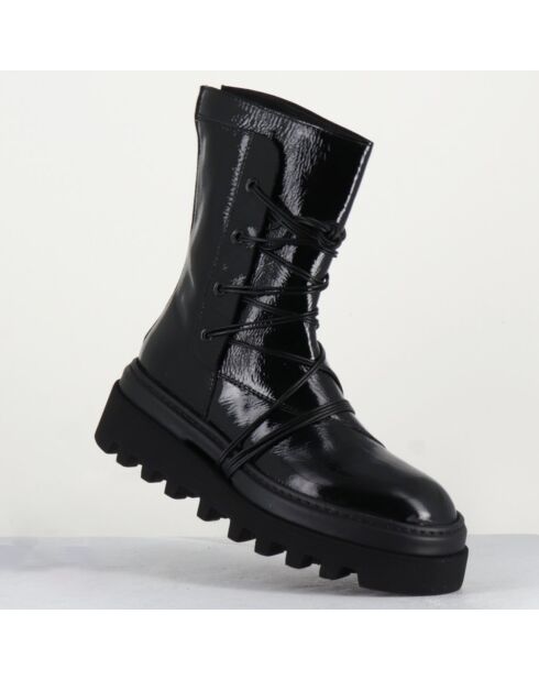 Boots en Cuir ev noires