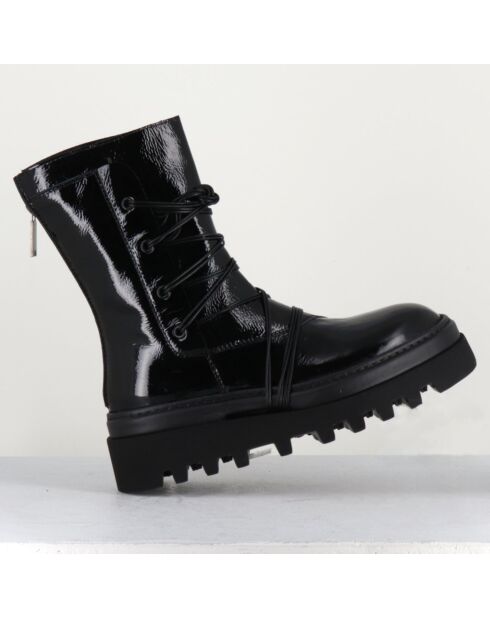 Boots en Cuir ev noires