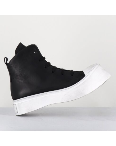 Sneakers en Cuir 3543 noires - Talon : 5cm