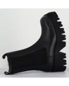 Boots en Cuir 4224 gas noires - Talon : 6cm