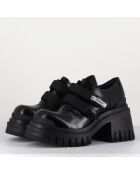 Derbies en Cuir M6349 noires - Talon : 5.5cm