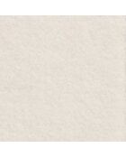 Cama tipo baúl rizado con somier y cabecero blanco - 216x177,5x89 cm