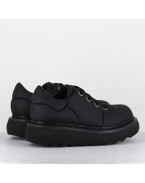 Sneakers en Cuir M6610 noires - Talon : 10.5cm