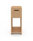 2 Tables de chevet Faustine avec 1 tiroir bois - 20x30x49.5 cm