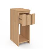 2 Tables de chevet Faustine avec 1 tiroir bois - 20x30x49.5 cm