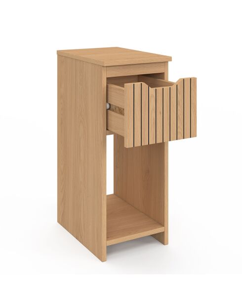2 Tables de chevet Faustine avec 1 tiroir bois - 20x30x49.5 cm